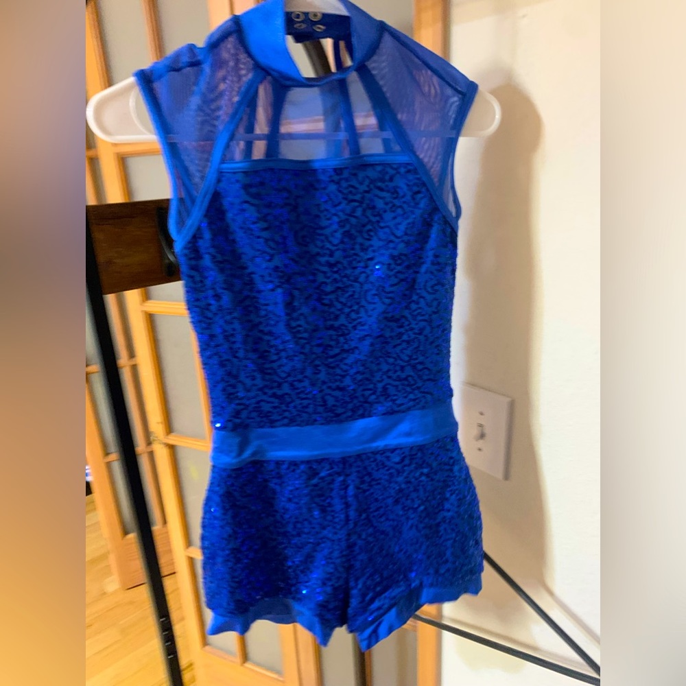 Dance Leotard, Brand Weissman, Color: blue